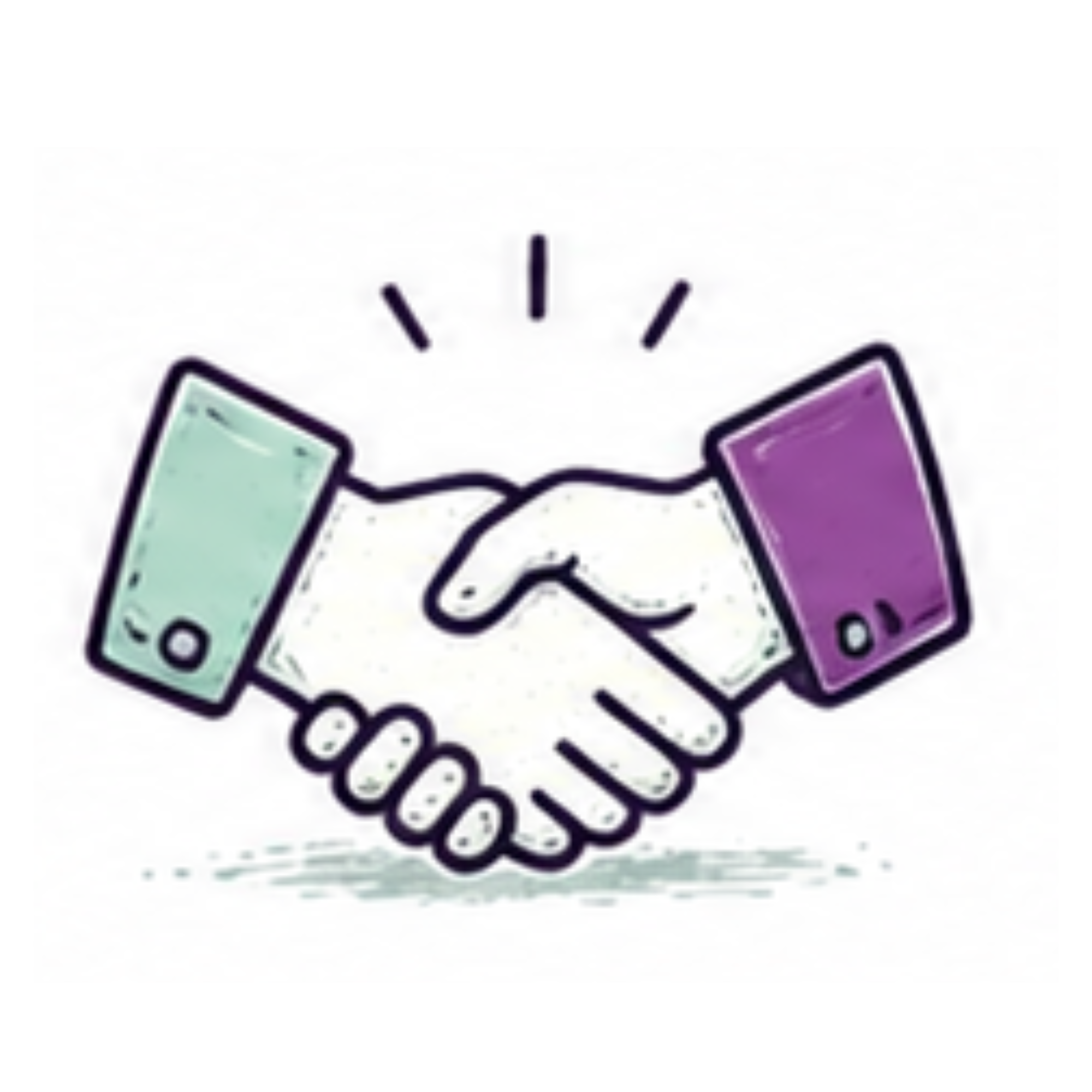 Faire Zusammenarbeit Icon